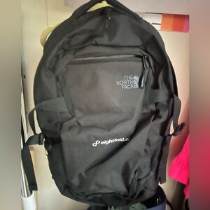 NWOT Black North Face Backpack (embroidered logo)